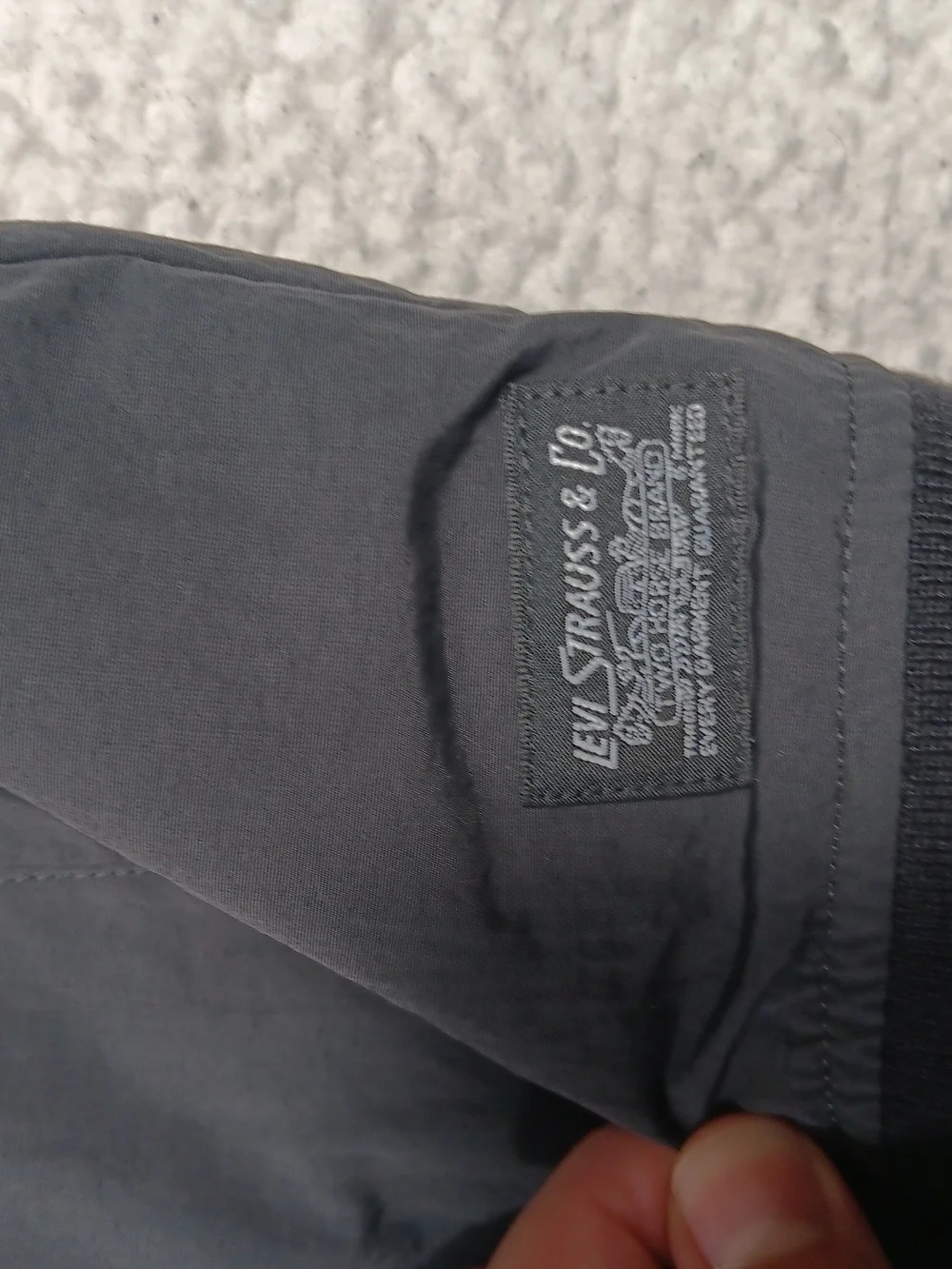 Levis Jacket Mens XXXL 3XL Black  Oceanview Flight Bomber Military Full Zip